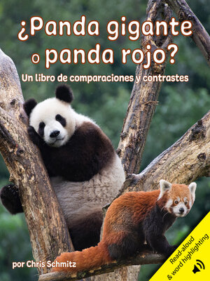 cover image of ¿Panda gigante o panda rojo?